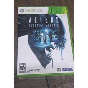 Xbox 360 Aliens Colonial Marines Complete CIB Tested Clean Disc Sega Gearbox